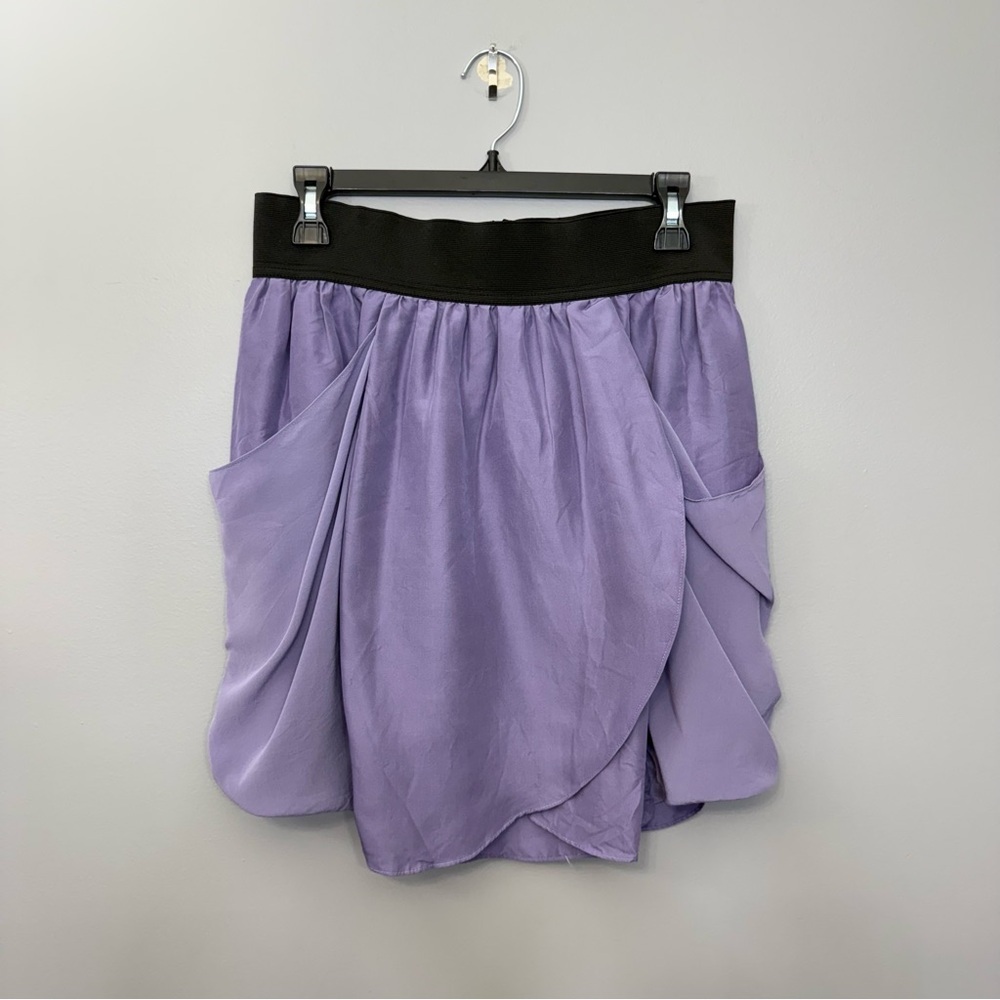 Aritzia x WILFRED Draped 100% Silk Taffeta Pocket
Sides Tulip Mini Skirt Size 8
